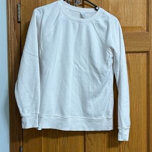 Crewneck, Time and Tru, white